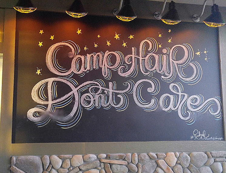 The unofficial motto at Camp Social: "Camp Hair Don't Care." - PATRICIA ESCARCEGA