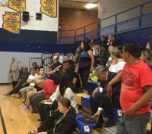 Rocio Hernandes asks MCSO to ensure she won't be pulled over because of the color of her skin. - MOLLY LONGMAN