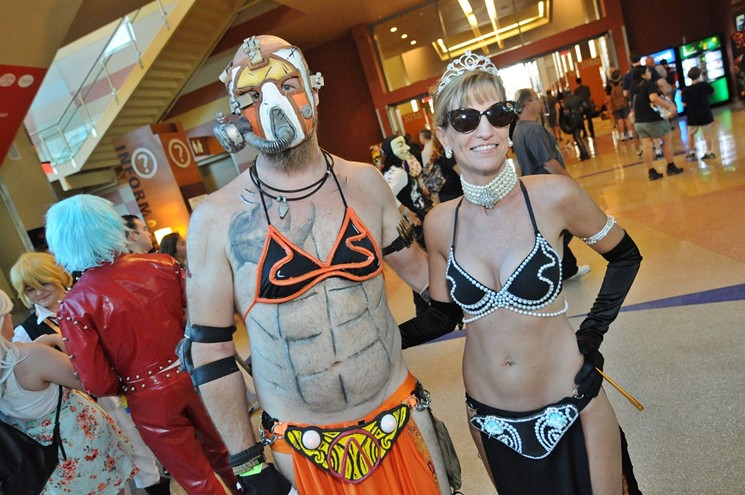 Don't worry, outfits like these aren't going to be banned from Phoenix Comicon. - BENJAMIN LEATHERMAN