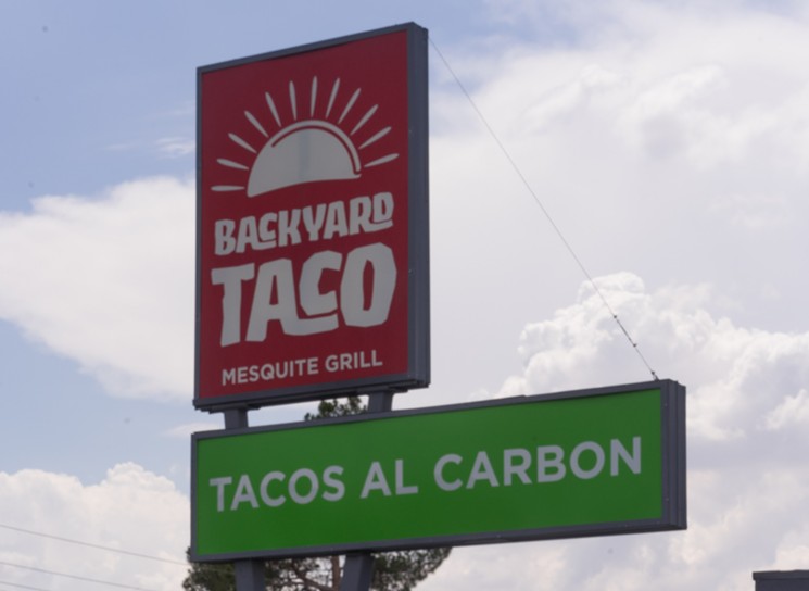 Backyard Taco, which opened in Mesa in 2013, has branding that feels modern, and a sleek new location in Gilbert that aims to do higher volume in a part of town where the good tacos are more scarce. - SHELBY MOORE