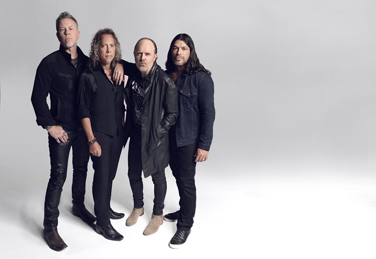 The rock gods of Metallica will grace us with their presence in August. - HERRING HERRING