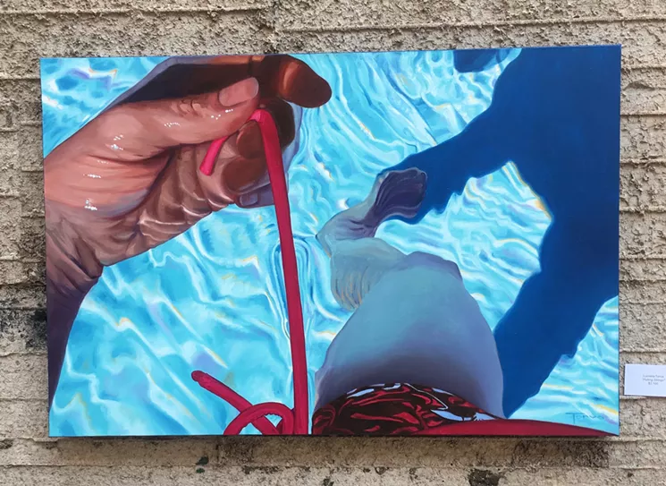 Work by Lucretia Torva, who is part of a group pop-up show at Icehouse Gallery. - LUCRETIA TORVA/PHOTO BY LYNN TRIMBLE