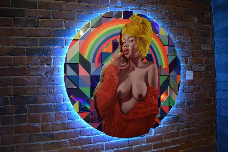 Work by Lisa Von Hoffner previously exhibited at Legend City Studios. - LISA VON HOFFNER/PHOTO BY LYNN TRIMBLE