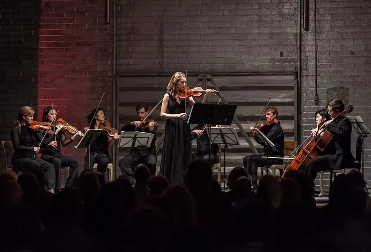 The musicians of the Downtown Chamber Series at a 2013 performance. - COURTESY OF THE DOWNTOWN CHAMBER SERIES.