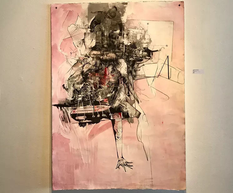 One of several Nicholas Gutierrez works exhibited at Modified Arts. - NICHOLAS GUTIERREZ/PHOTO BY LYNN TRIMBLE