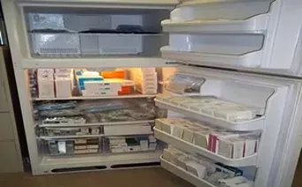 DEA agents found several refrigerators filled with prohibited drugs inside NuTec in Tucson. - COURTESY OF DEA