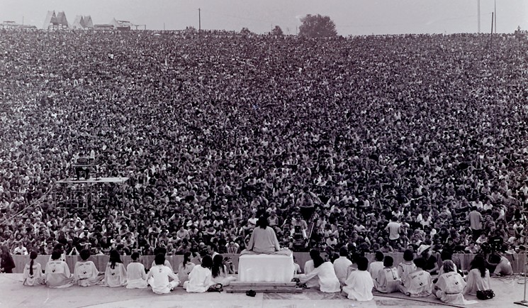 A scene from the original Woodstock in 1969. - MARK GOFF/VIA WIKIMEDIA COMMONS