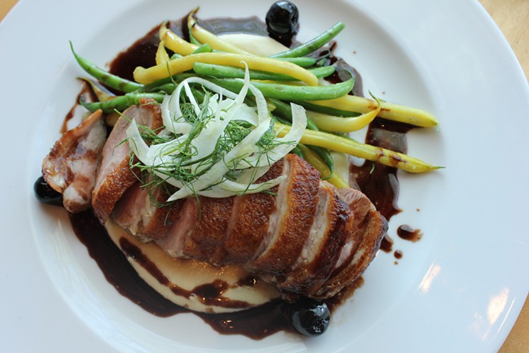 The new duck dish at St. Francis. - CHRIS MALLOY