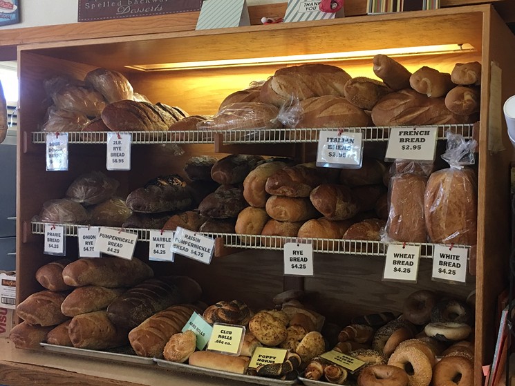 New York West Bakery's selection of breads. - FELICIA CAMPBELL