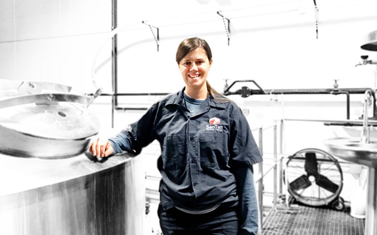 Kristin Luparello, brewer at SanTan - COURTESY OF SANTAN BREWING CO.
