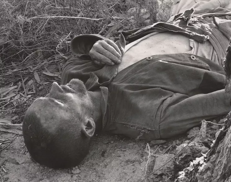 Hear scott b. davis discuss Edward Weston’s Dead Man, Colorado Desert (1937) at Phoenix Art Museum. - COURTESY OF PHOENIX ART MUSEUM