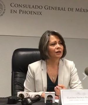 Claudia Franco Hijuelos, Mexican Consul General in Phoenix. - RAY STERN