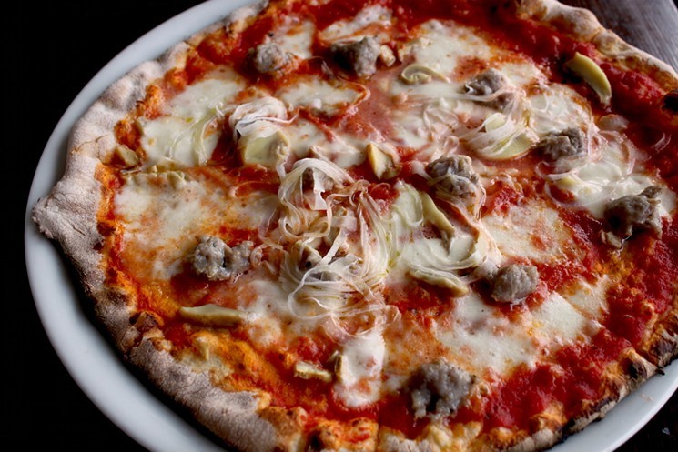 The 301 pizza at Forno 301 - LAUREN SARIA