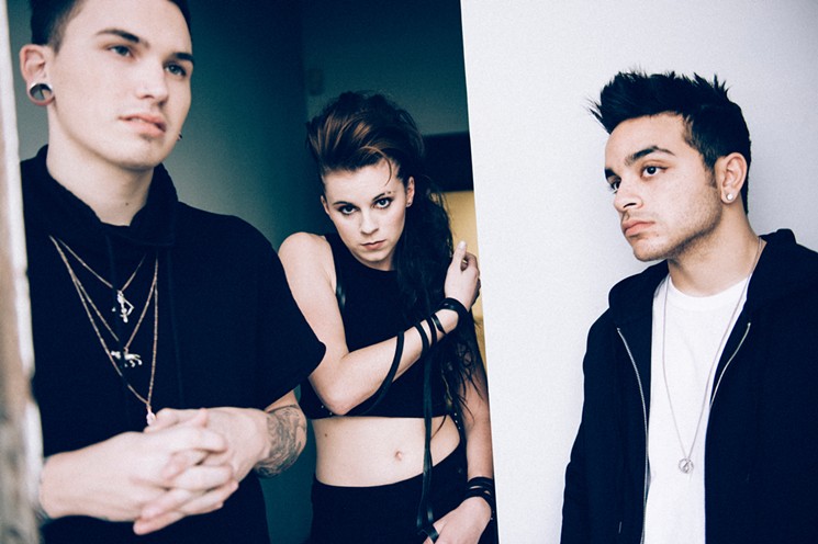 The members of PVRIS. - LINDSEY BYRNES