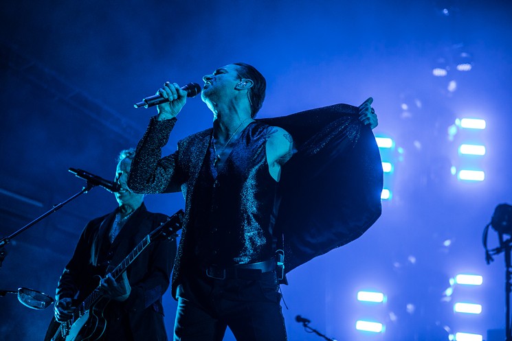 Depeche Mode performed at Ak-Chin Pavilion on Wednesday, September 27. - JIM LOUVAU