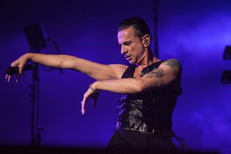 Depeche Mode performed at Ak-Chin Pavilion on Wednesday, September 27. - JIM LOUVAU