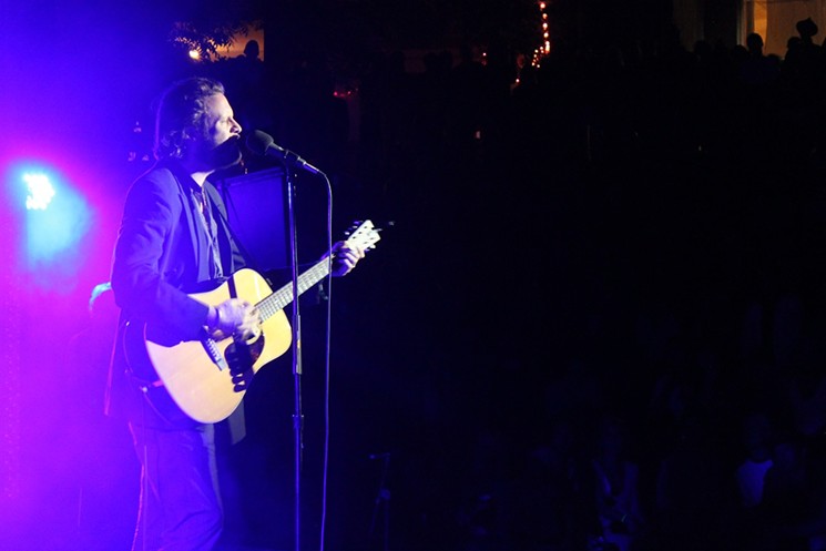 Father John Misty in concert at FORM Arcosanti in May. - MICHELLE SASONOV