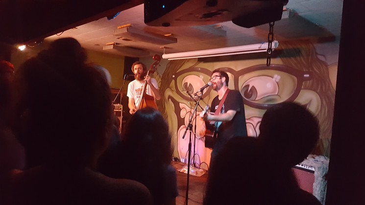AJJ plays their third of five consecutive sold-out shows at Trunk Space. - AMY YOUNG