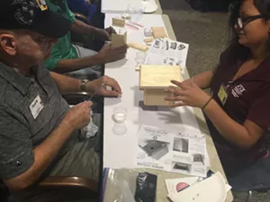 Arizona State University, the Foundation for Senior Living, and Help Heal Veterans have partnered to provide crafts to veterans every week. - MOLLY LONGMAN