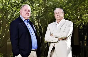 Former New Times owners Michael Lacey and Jim Larkin are speaking out on the pardon of Joe Arpaio. - GIULIO SCIORIO