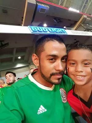Jorge Aranda is fighting to stay in the United States with his son, Jorge Jr. - COURTESY OF JORGE ARANDA
