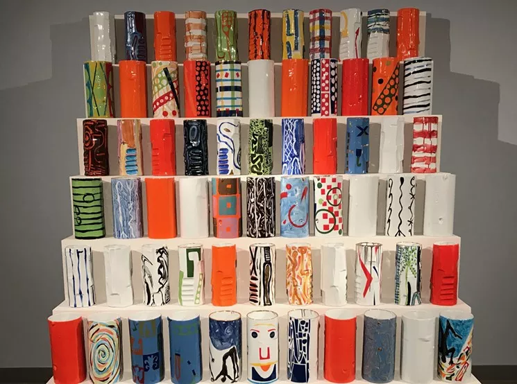Explore the playful side of porcelain at ASU Art Museum Ceramic Research Center. - ARNOLD ZIMMERMAN/PHOTO BY LYNN TRIMBLE