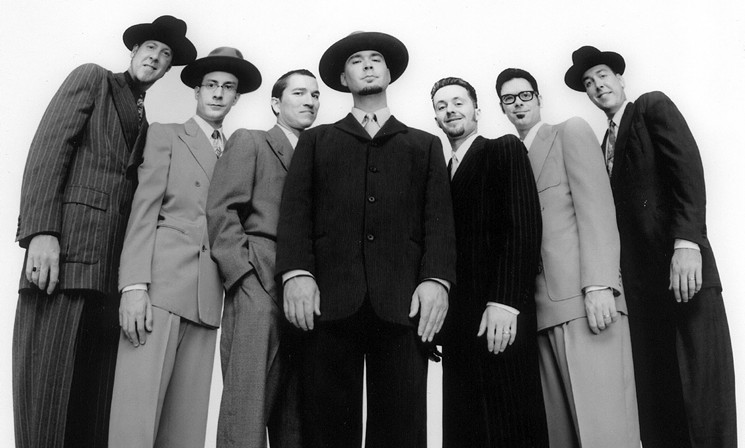 The swingin' cats of Big Bad Voodoo Daddy. - DON MILLER
