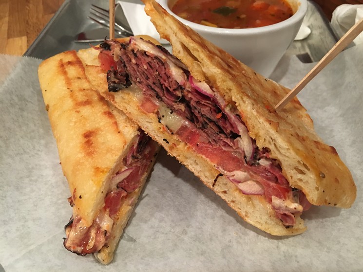 This brisket panini is the real deal - CHRIS MALLOY