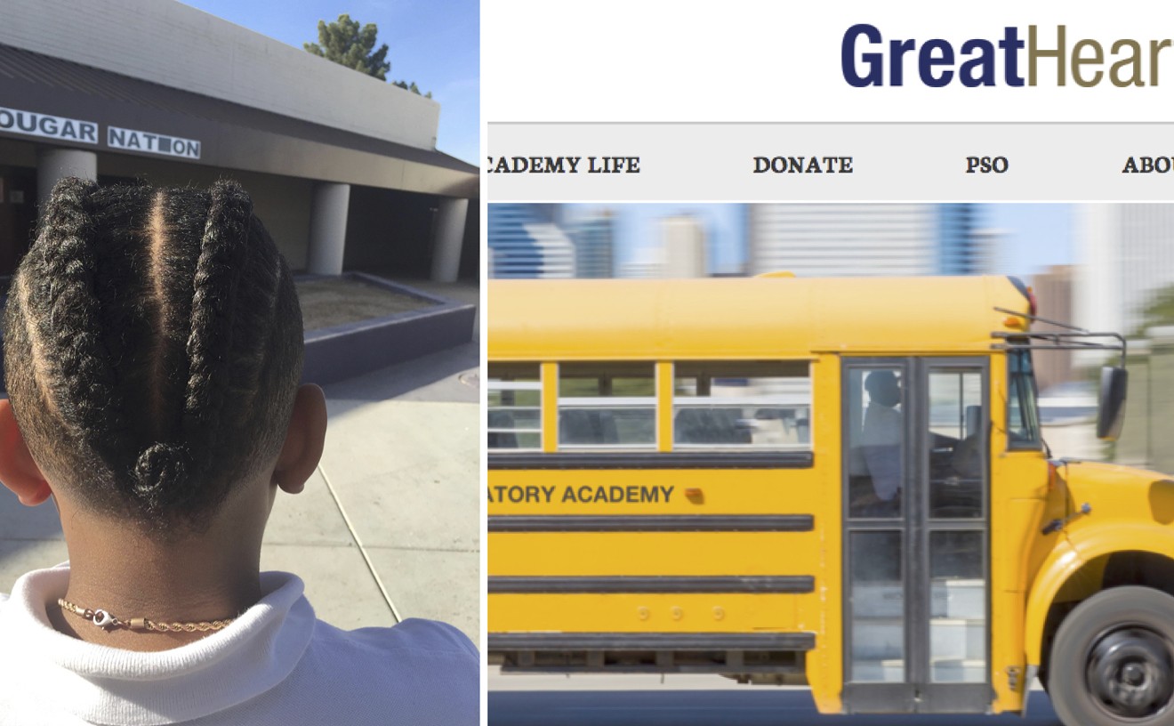 12-year-old Nasir Anderson was sent home because his teacher at Teleos Preparatory Academy said that his hairstyle violated the charter school's dress code.