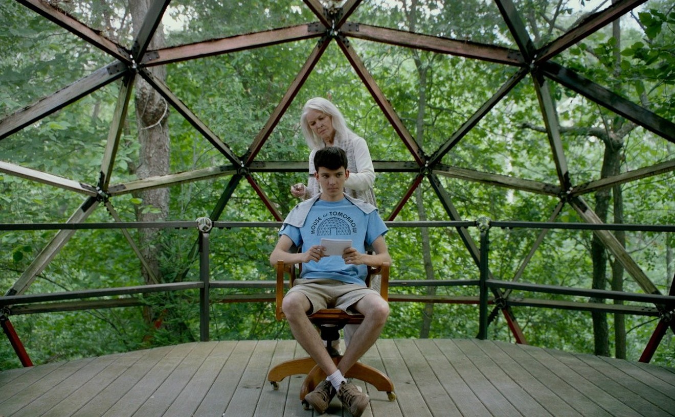 Asa Butterfield plays Sebastian Prendergast, a sheltered, homeschooled, health-conscious teenager who was orphaned as a child and lives with his grandmother (Ellen Burstyn) in The House of Tomorrow.