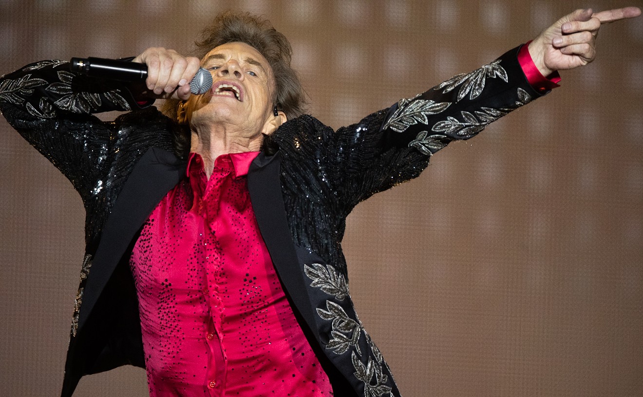 Mick Jagger was caught in a crossfire hurricane at State Farm Stadium in Glendale