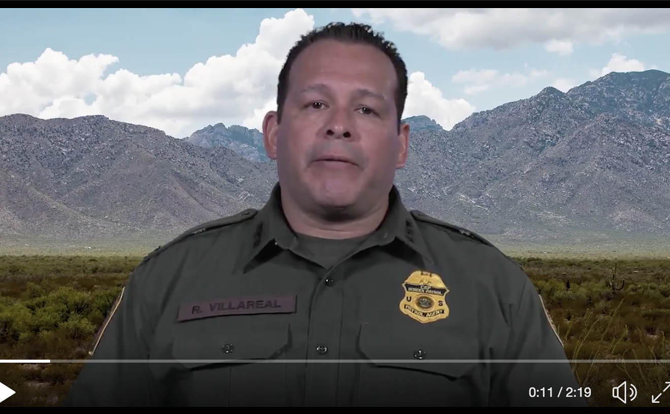 Agent Roy Villareal in the first in a series of six videos produced by Border Patrol's Tucson Sector. The videos are being shared via Customs and Border Protection Arizona's Twitter.