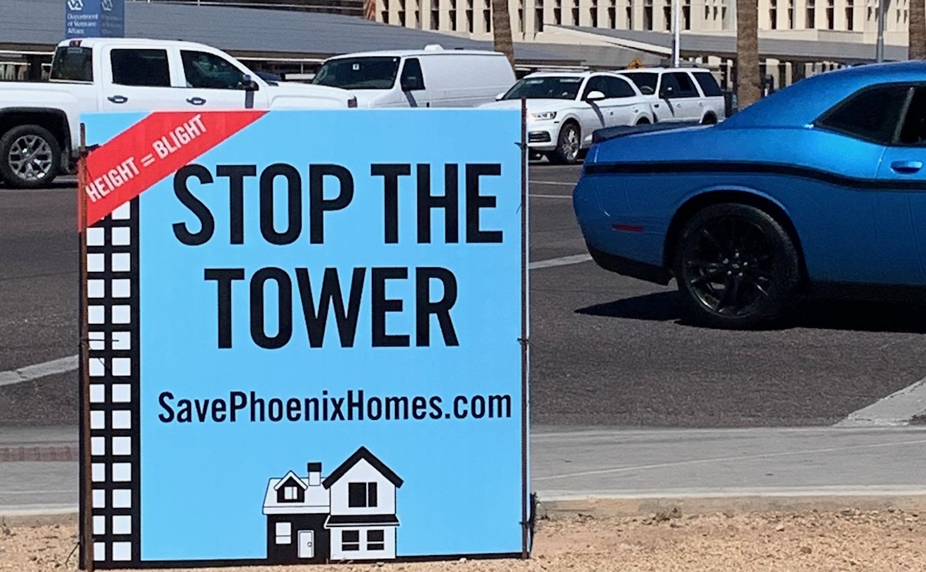 Robert Warnicke made these signs to save Phoenix residences.