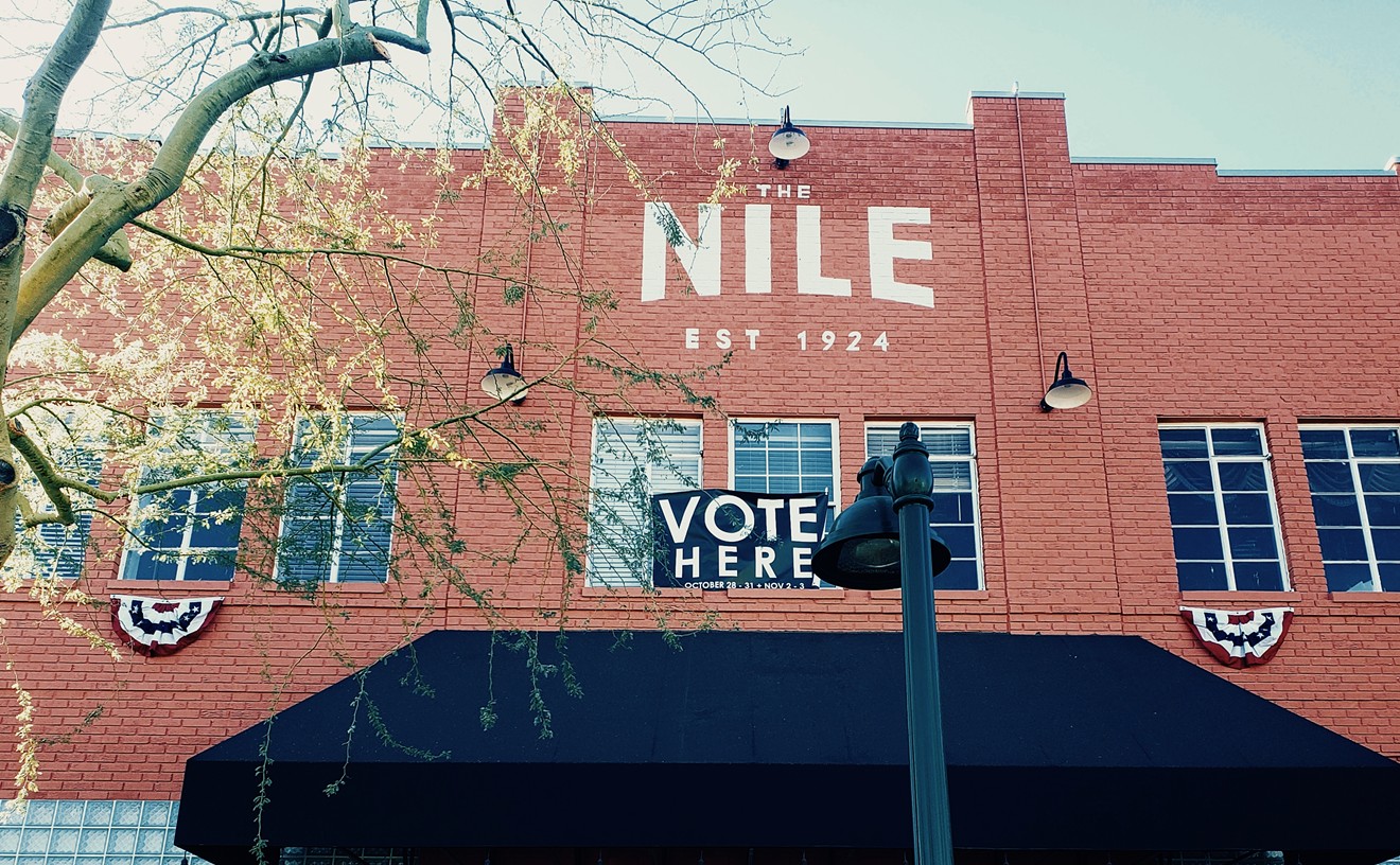 The Nile Theater recently underwent renovations.
