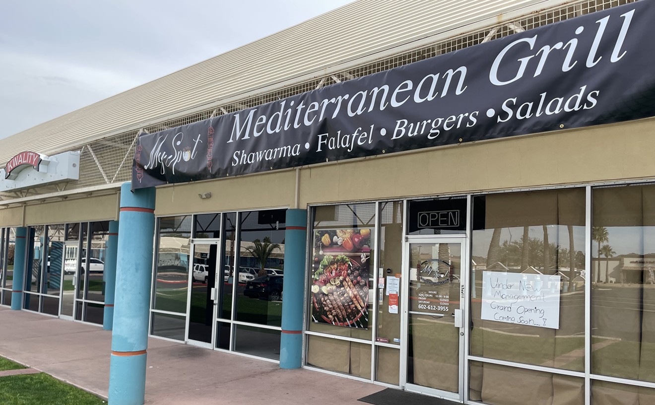 My Spot Mediterranean Grill is taking over the space once occupied by Cafe Chenar.