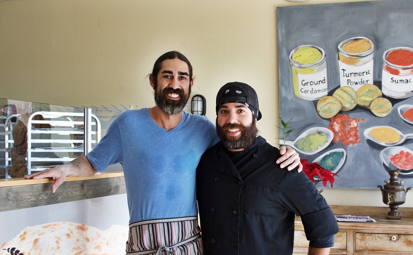 Brothers Jayson (left) and Jaymes (right) Khademi own Saffron JAK Persian Bakery and Café as well as Saffron JAK food truck.