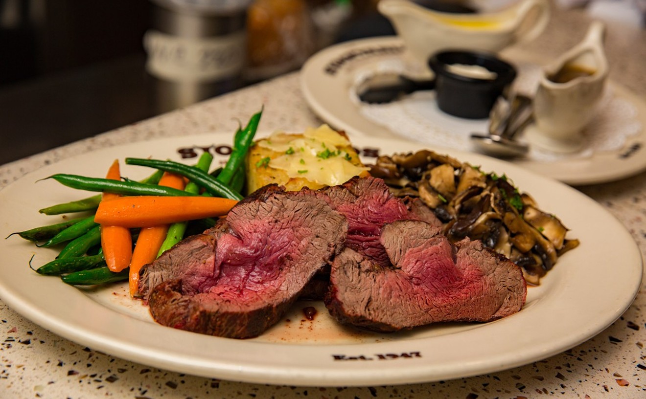 The classic Western steakhouse experience lives on at this local institution.