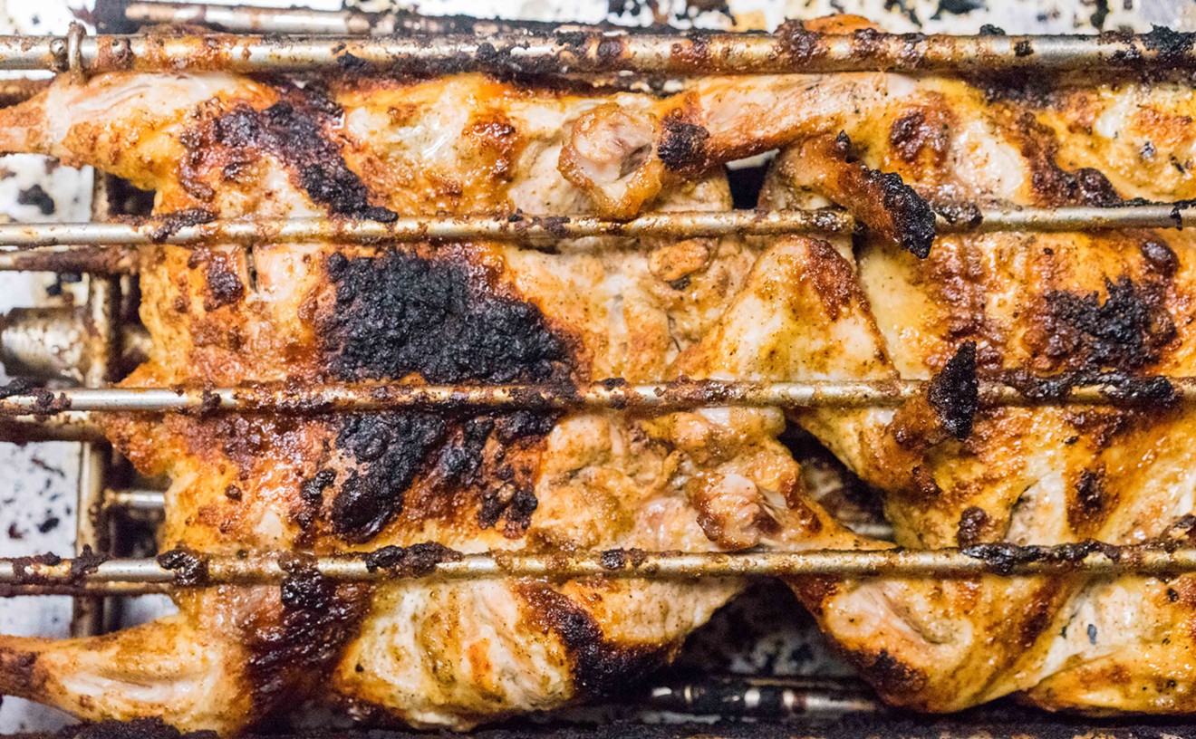 The chicken at El Pollo Correteado  is marinated in a secret, family recipe before it hits the grill.