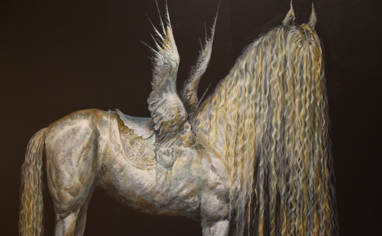 Work by Mesa-born Esao Andrews featured in "Flourish" at Mesa Comtemporary Arts Museum.