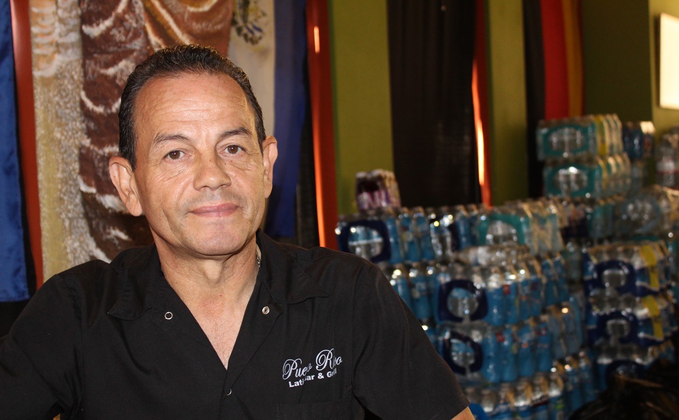 Wesley Andjuar, owner of the Puerto Rico Latin Bar & Grill in Phoenix, is helping coordinate the donation of disaster-relief supplies from Arizona to storm-battered Puerto Rico.