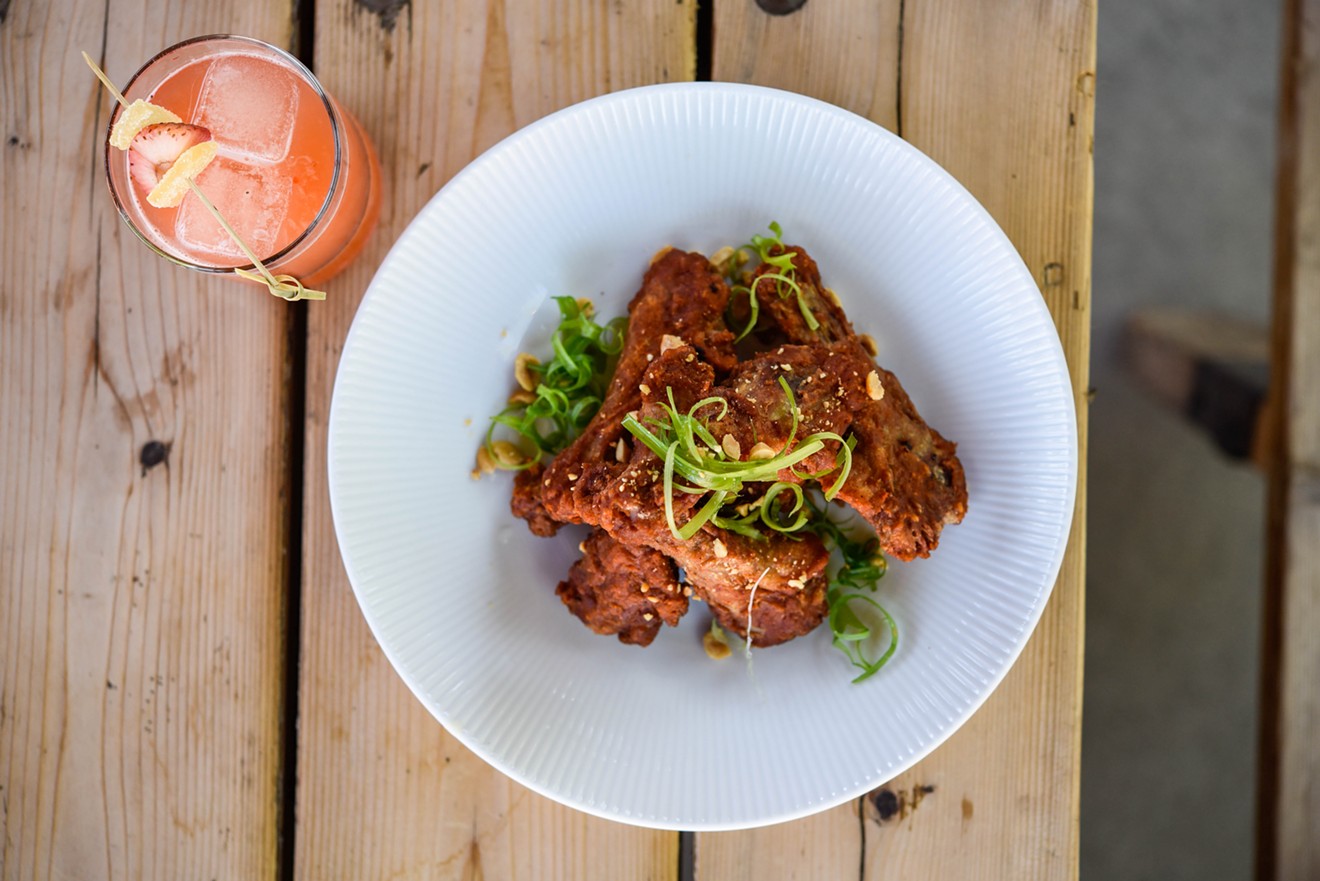 Where to find duck wings in metro Phoenix, including Ocotillo Restaurant.