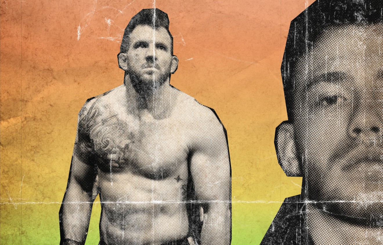 Ryan Bader (left), considered by some to be the greatest MMA fighter out of Arizona, and Paul Marghitas, who is just starting his journey to become a UFC champion.