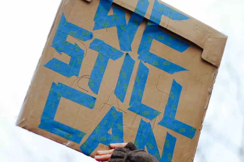 A sign spotted at the Women's March on Washington.