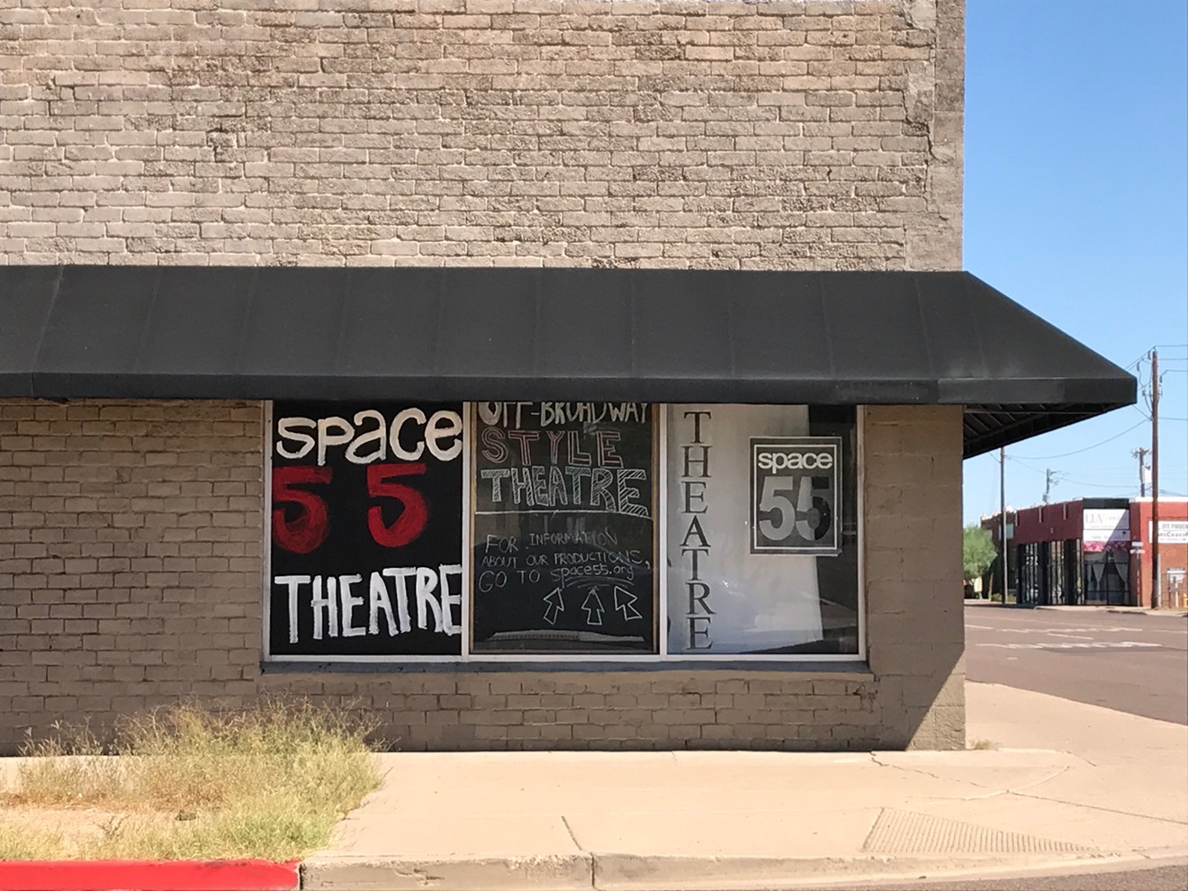 The Space 55 theater ensemble's current location, which was recently sold.