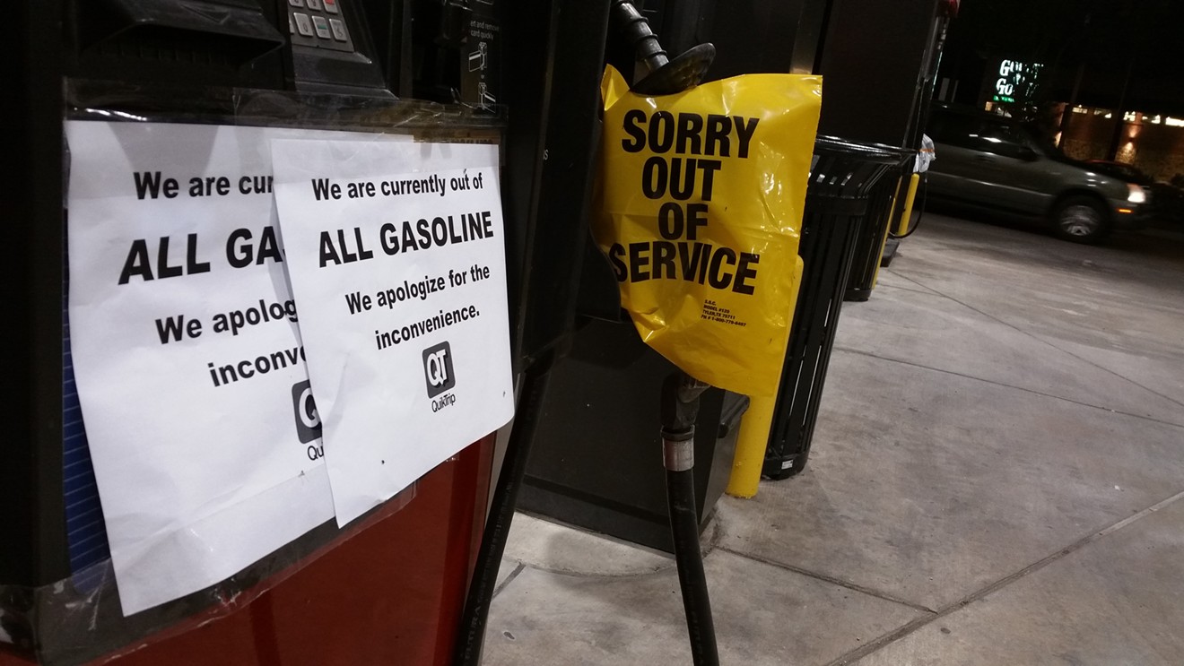 Arizona should not have to worry about a gasoline shortage such as the one Texas is now facing.