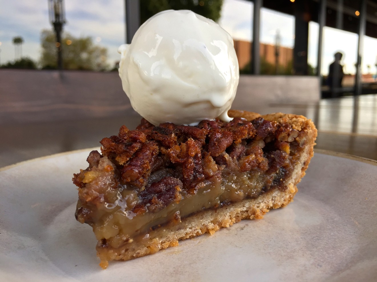 Consider a Fig & Pecan pie from Chef Justin Beckett this Thanksgiving.
