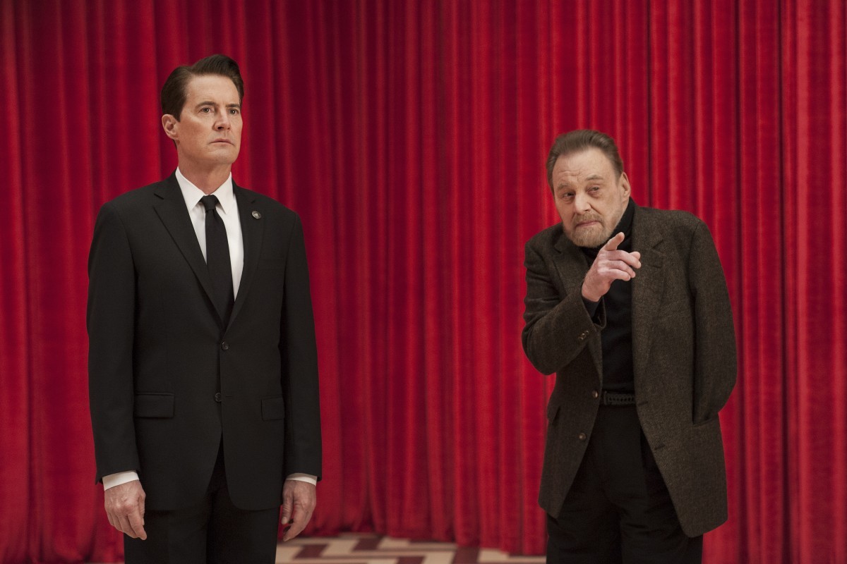 That gum you like has come back into style. Here's Kyle MacLachlan and Al Strobel.
