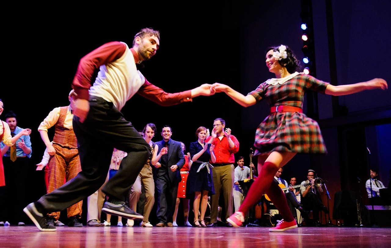 This is how swing dance looks when you do it right.