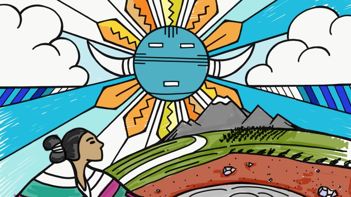 Receive Traditional Stories of Light: A Coloring Book when you join the ASU Art Museum light walk.