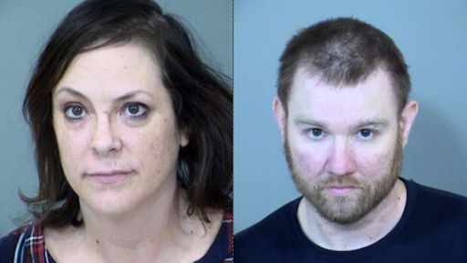 Michelle Kumar (left) and Mitchell Storey (right) were arrested in connection with a November 22 shooting in Mesa.